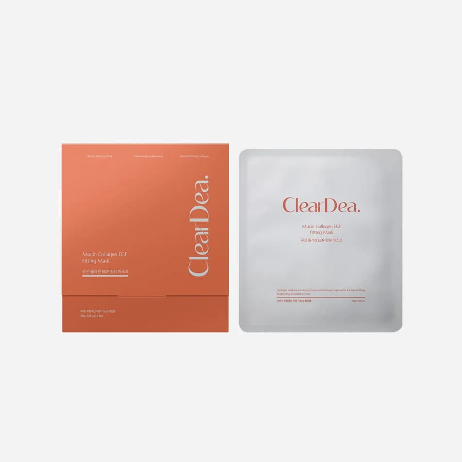 ClearDea Mucin Collagen EGF Fitting Mask 5ea