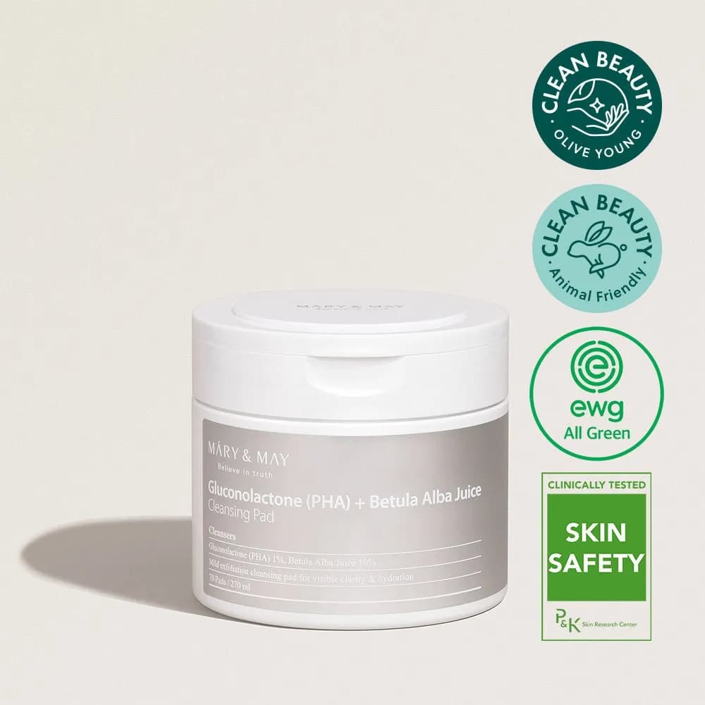 Gluconolactone (PHA) + Betula Alba Juice Cleansing Pad 70Pads/270ml