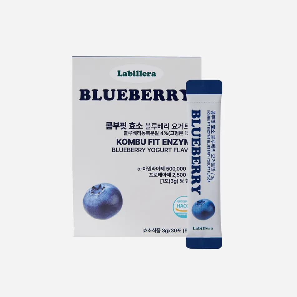 Labillera Kombu Fit Enzyme Blueberry Yogurt Flavor 90g (3g * 30)