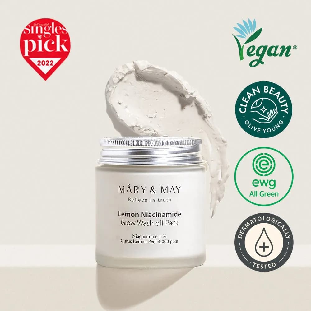 Lemon Niacinamide Glow Wash off Pack 125g