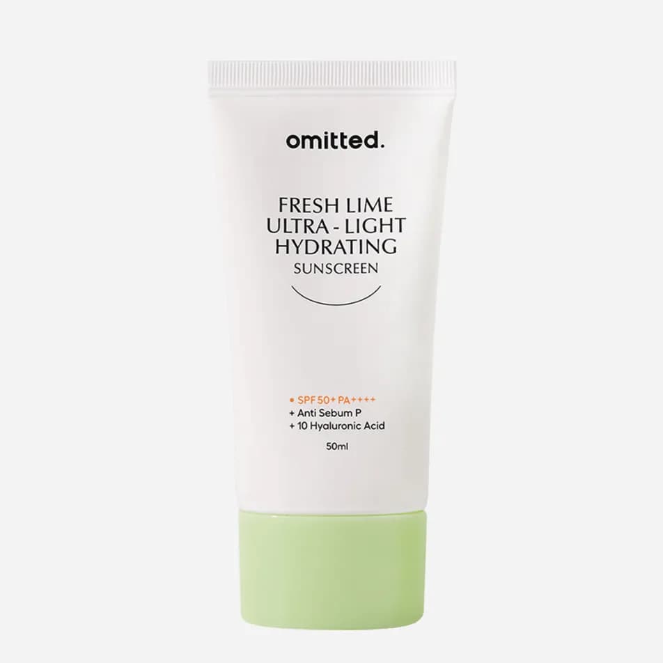 Omitted Fresh Lime Ultra-Light Hydrating Sunscreen 50ml