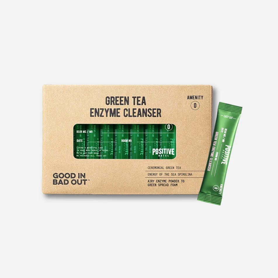 Positive Hotel Green Tea Enzyme Cleanser (30ea)