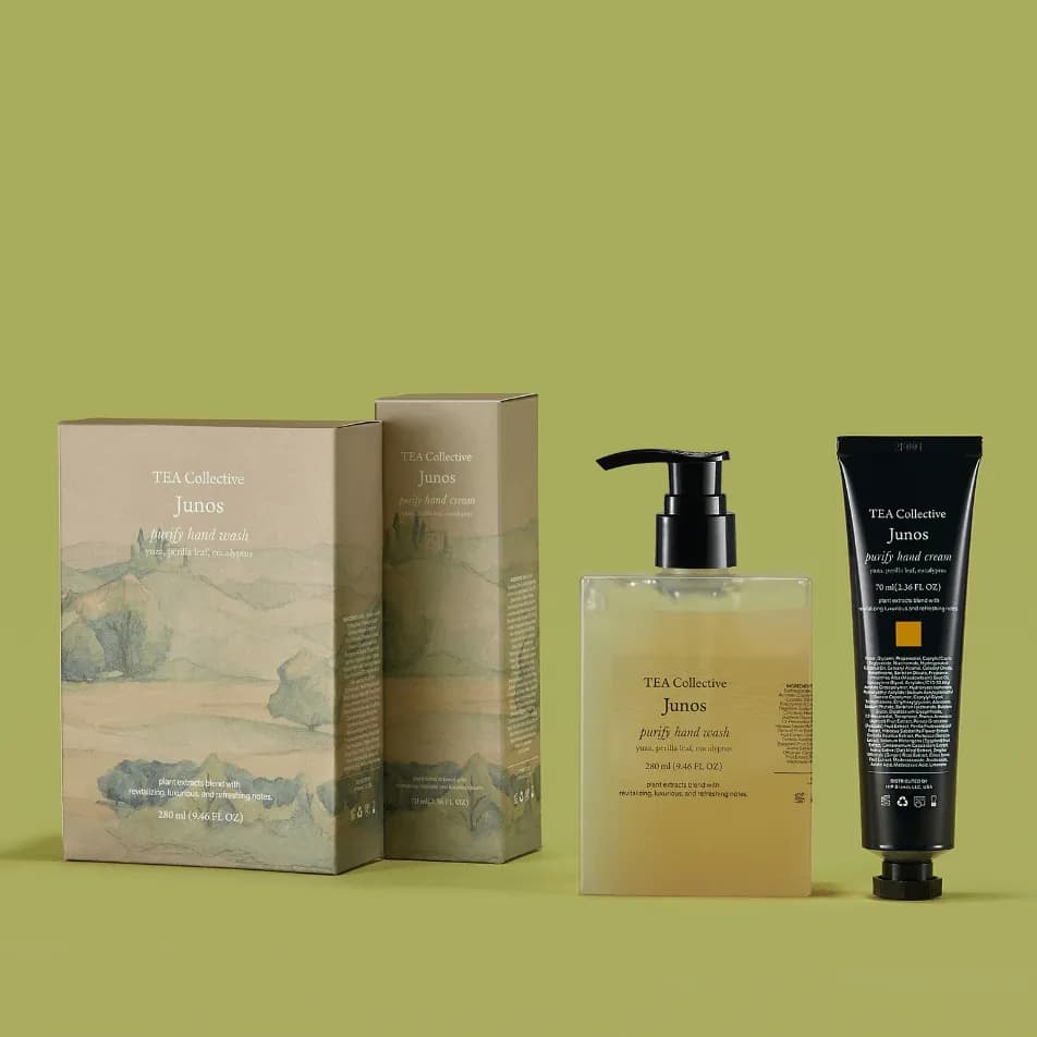Tea Collective Junos Hand Care Set (Junos Hand Wash + Junos Hand Cream)
